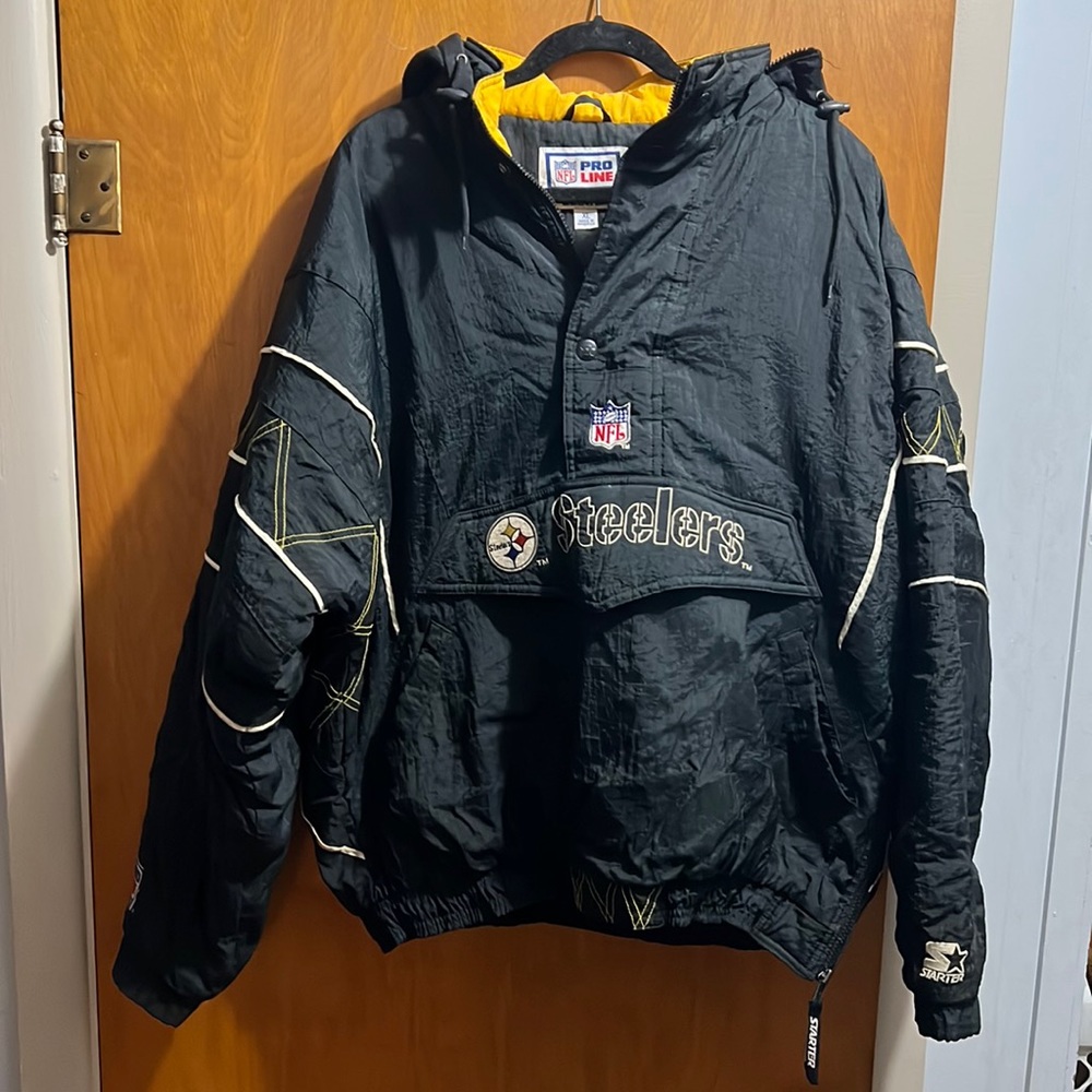 Pullover steeler jacket, Pittsburgh, steel city